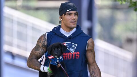 New England Patriots cornerback Christian Gonzalez