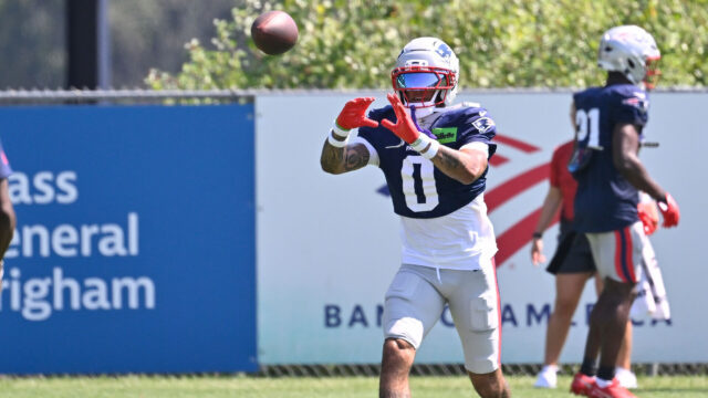 New England Patriots cornerback Christian Gonzalez