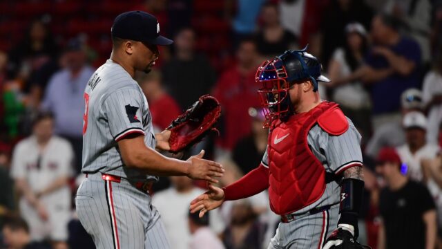 Minnesota Twins catcher Christian Vázquez