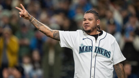 Former Seattle Mariners starting pitcher Felix Hernandez