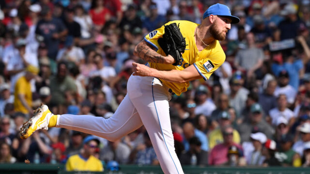 Boston Red Sox starting pitcher Garrett Crochet