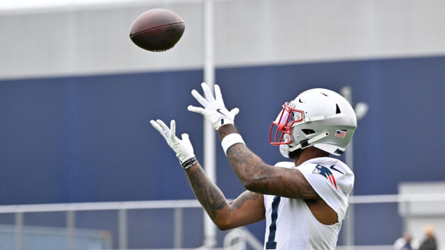 New England Patriots wide receiver Ja'Lynn Polk