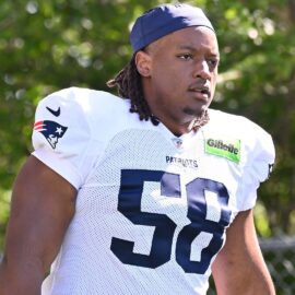 New England Patriots center Jared Wilson