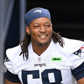 New England Patriots center Jared Wilson
