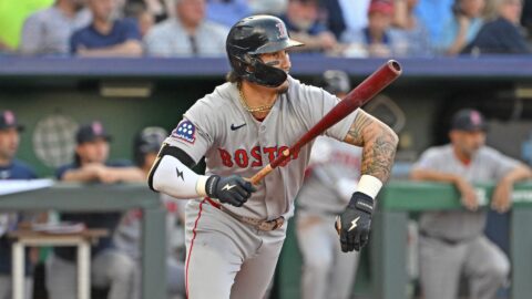 Boston Red Sox left fielder Jarren Duran