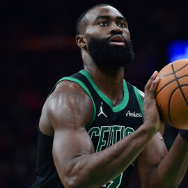 Boston Celtics forward Jaylen Brown
