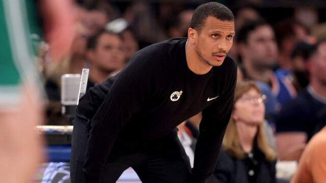 Boston Celtics head coach Joe Mazzulla