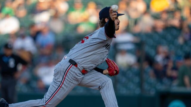 Minnesota Twins starting pitcher Joe Ryan