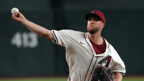 Texas Rangers pitcher Merrill Kelly