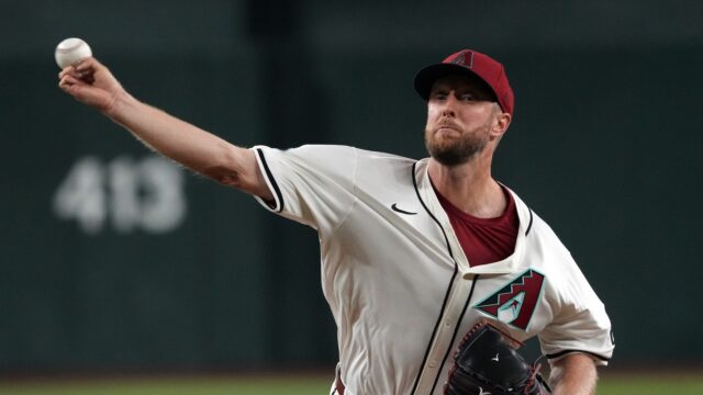 Texas Rangers pitcher Merrill Kelly