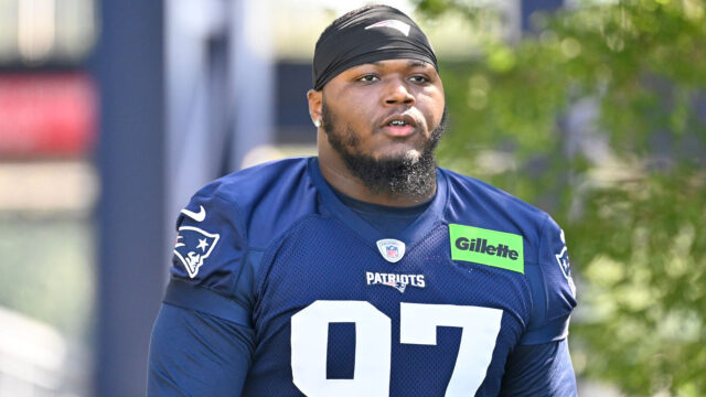 New England Patriots defensive tackle Milton Williams