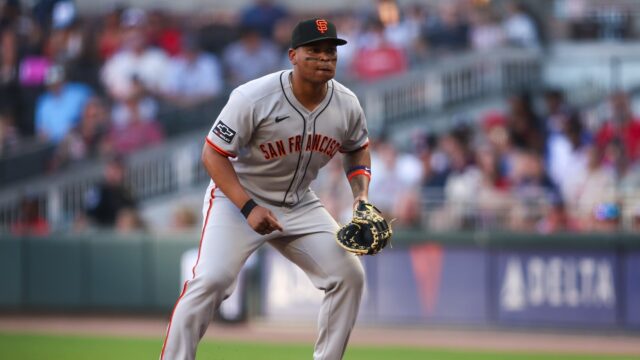 San Francisco Giants first baseman Rafael Devers