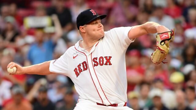 Boston Red Sox pitcher Richard Fitts