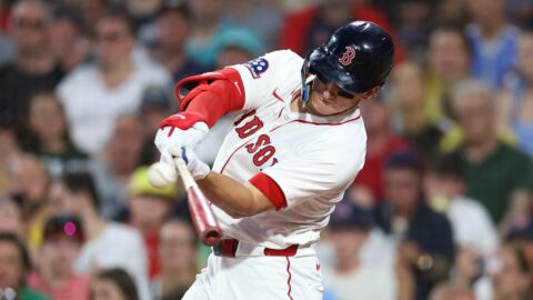Boston Red Sox outfielder Roman Anthony