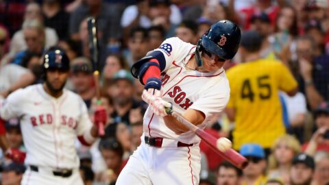 Boston Red Sox outfielder Roman Anthony