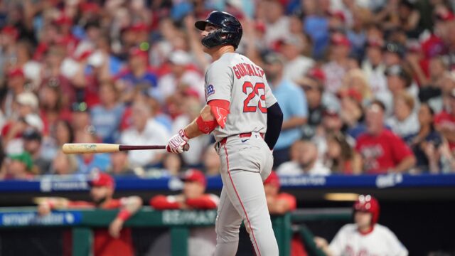 Boston Red Sox first baseman Romy Gonzalez