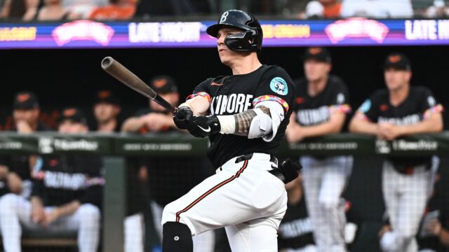 Baltimore Orioles outfielder Tyler O'Neill