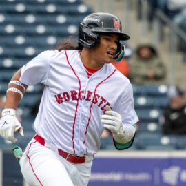 Worcester Red Sox Outfielder Jhostynxon Garcia