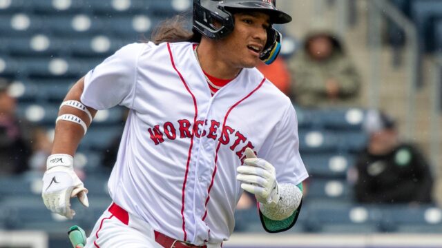 Worcester Red Sox Outfielder Jhostynxon Garcia