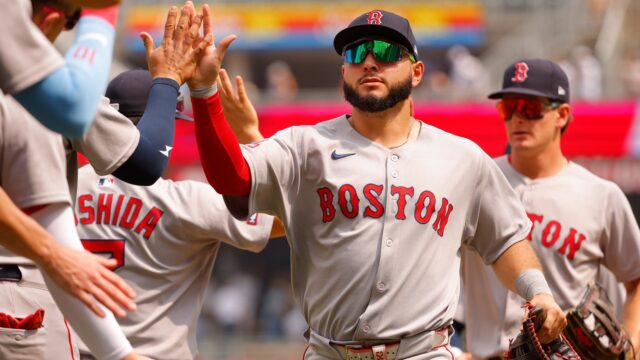 Boston Red Sox outfielder Wilyer Abreu