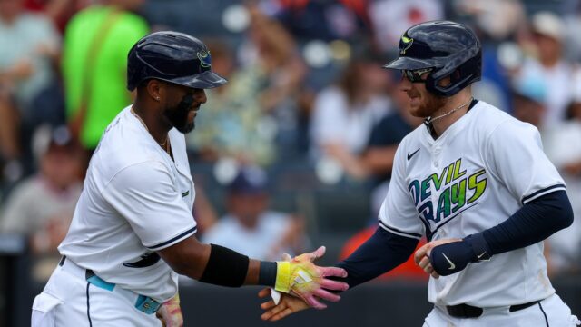Tampa Bay Rays first baseman Yandy Diaz