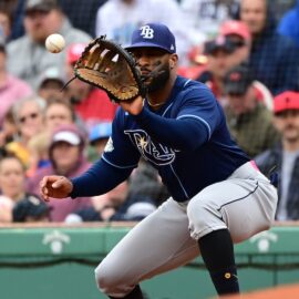 Tampa Bay Rays first baseman Yandy Diaz