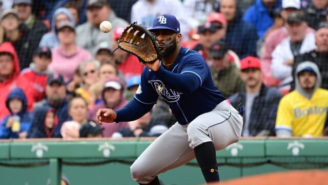 Tampa Bay Rays first baseman Yandy Diaz