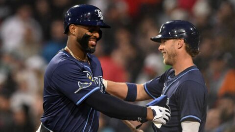 Tampa Bay Rays first baseman Yandy Diaz