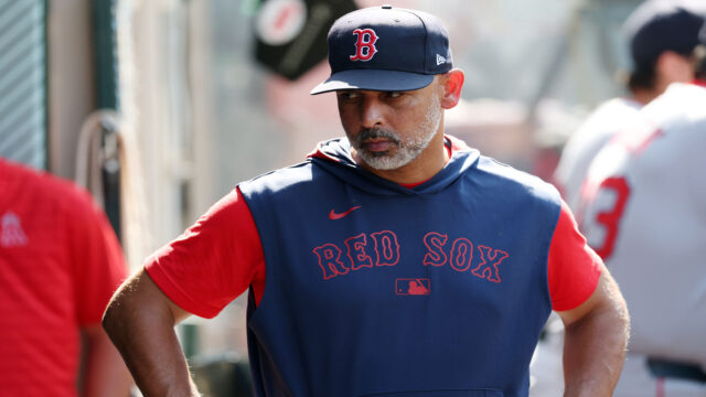 Boston Red Sox manager Alex Cora