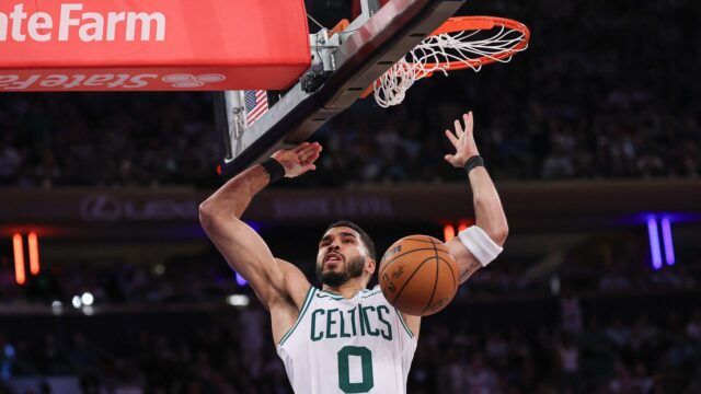 Boston Celtics forward Jayson Tatum