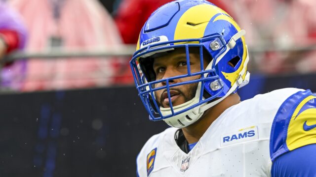 Former Rams star Aaron Donald