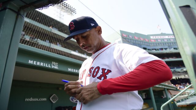 Boston Red Sox manager Alex Cora