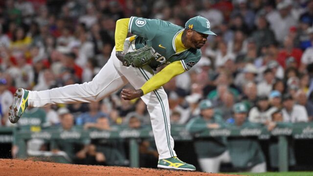 Boston Red Sox closer Aroldis Chapman