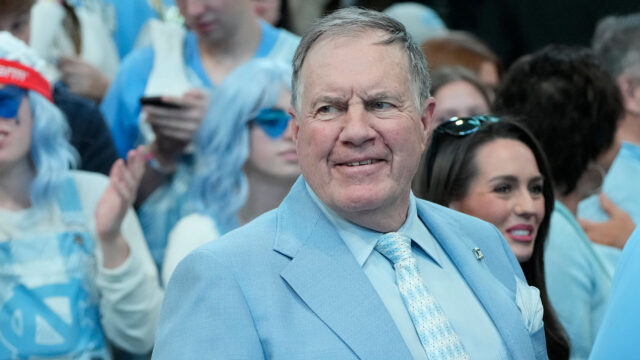 North Carolina Tar Heels head coach Bill Belichick