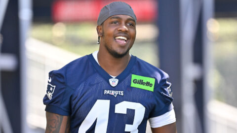 New England Patriots defensive end Bradyn Swinson