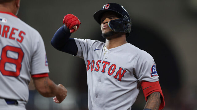 Boston Red Sox player Ceddanne Rafaela