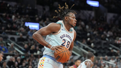 Former Boston Celtics center Charles Bassey