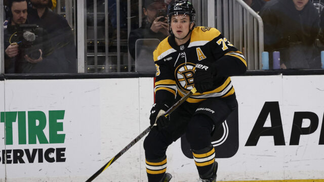 Boston Bruins defenseman Charlie McAvoy