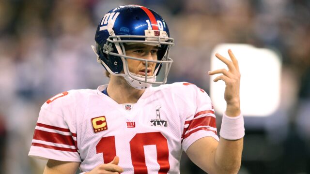 Former New York Giants QB Eli Manning