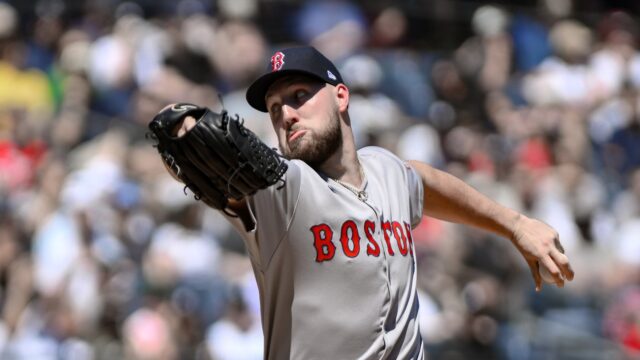 Boston Red Sox starting pitcher Garrett Crochet