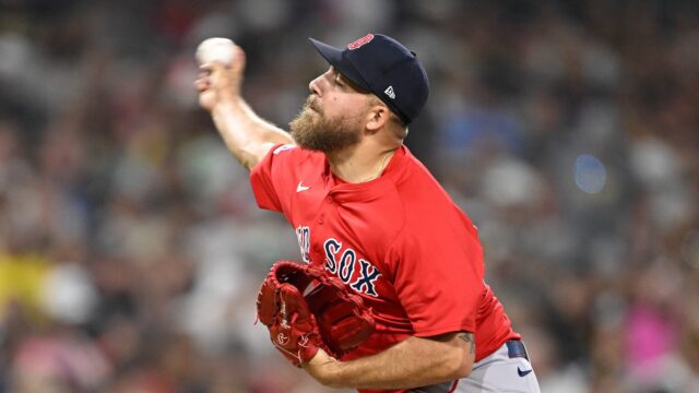 Boston Red Sox pitcher Greg Weissert