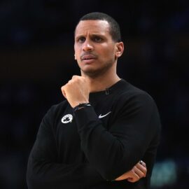 Boston Celtics head coach Joe Mazzulla