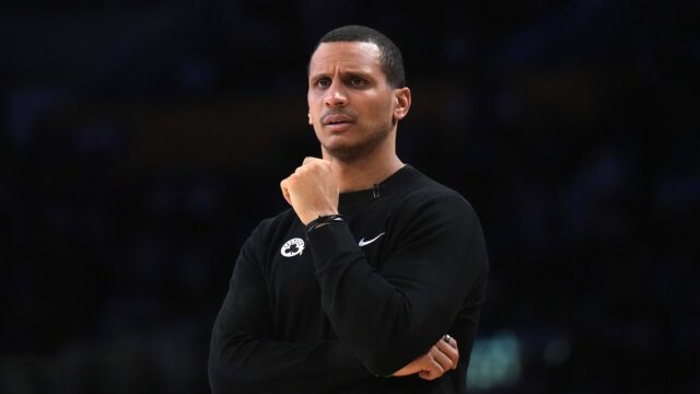 Boston Celtics head coach Joe Mazzulla