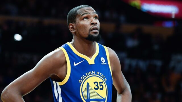 Former Golden State Warriors wing Kevin Durant