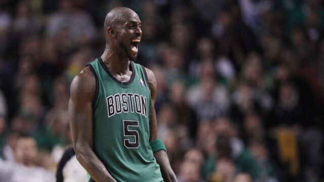 Former Boston Celtics power forward Kevin Garnett