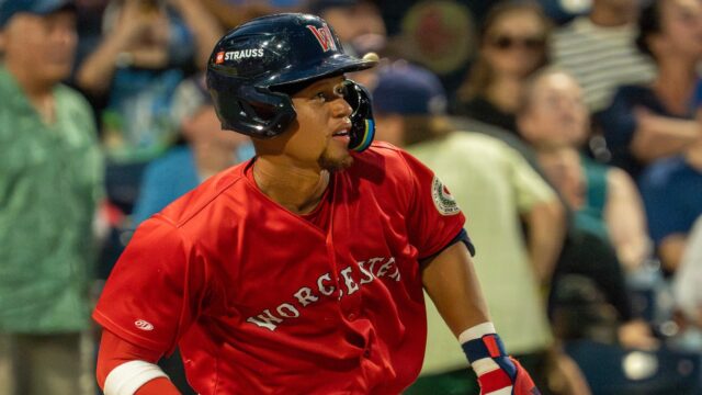 Worcester Red Sox's Kristian Campbell