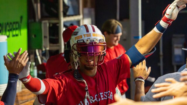 Worcester Red Sox infielder Kristian Campbell