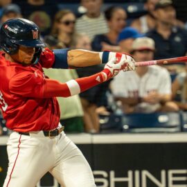Worcester Red Sox infielder Kristian Campbell