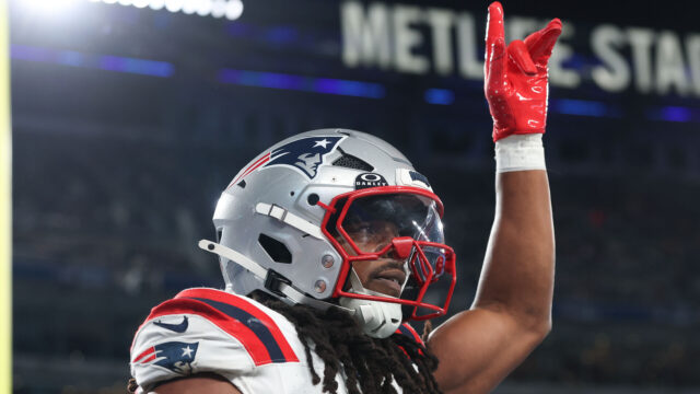 New England Patriots safety Kyle Dugger