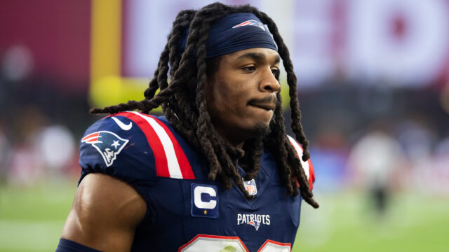 New England Patriots safety Kyle Dugger